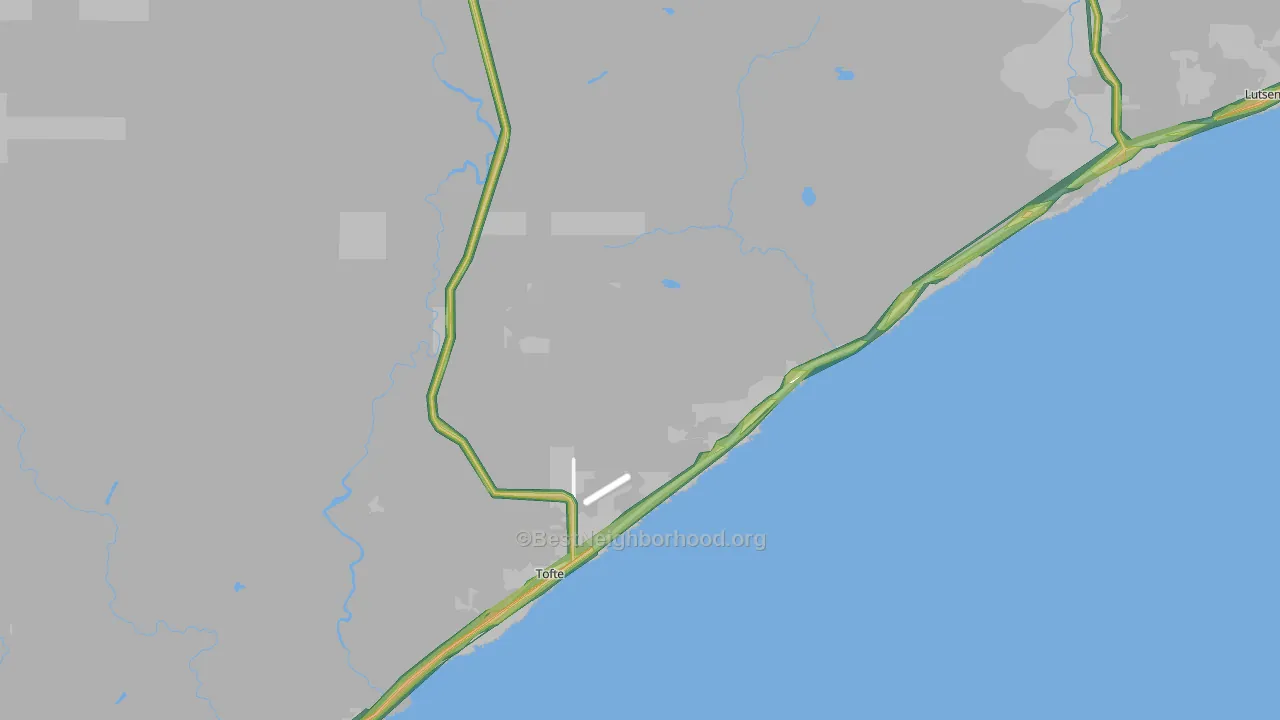 55615, MN Map of Noise Levels in 55615