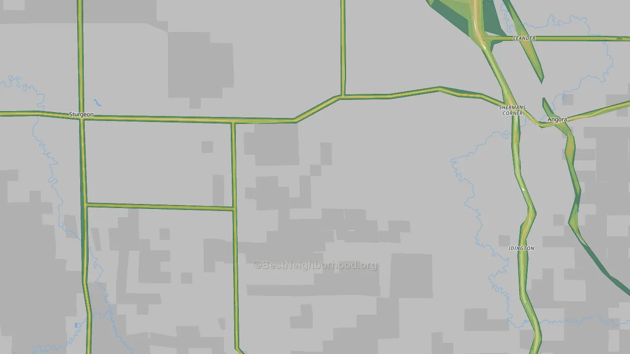 55703, MN Map of Noise Levels in 55703