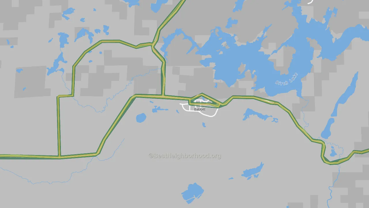 55706, MN Map of Noise Levels in 55706