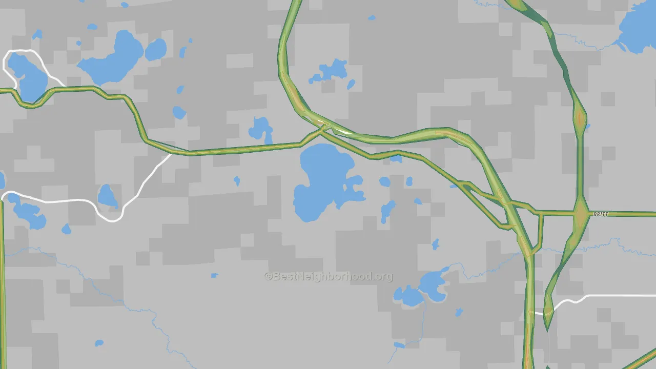 55710, MN Map of Noise Levels in 55710