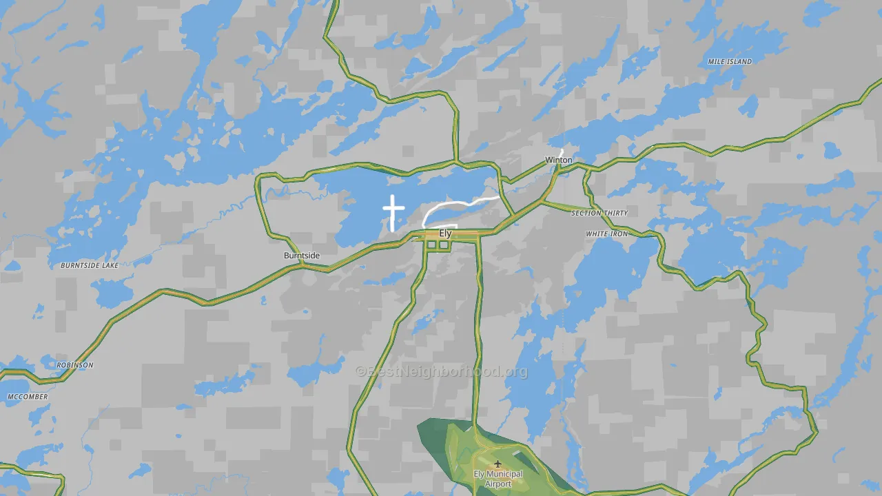 55731, MN Map of Noise Levels in 55731