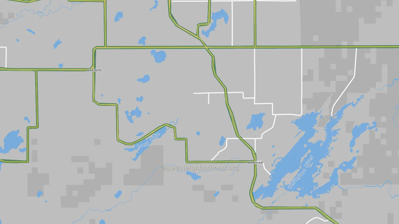 55763, MN Map of Noise Levels in 55763