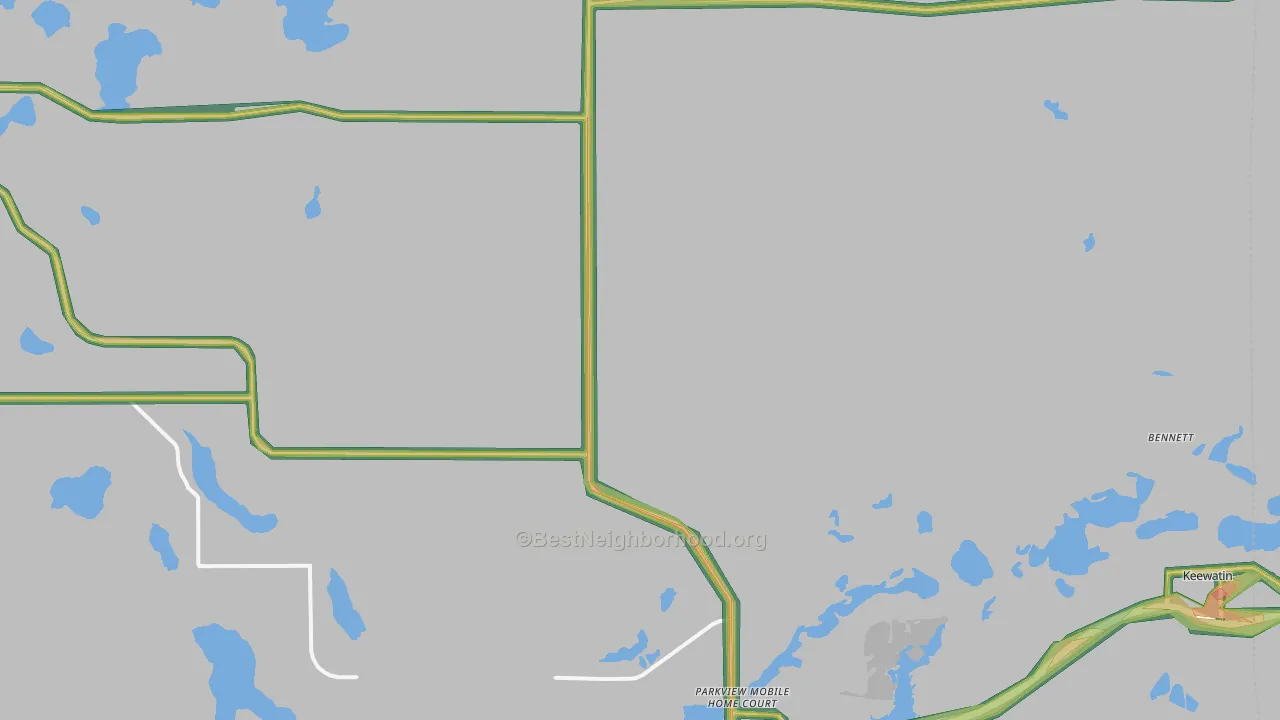 55769, MN Map of Noise Levels in 55769
