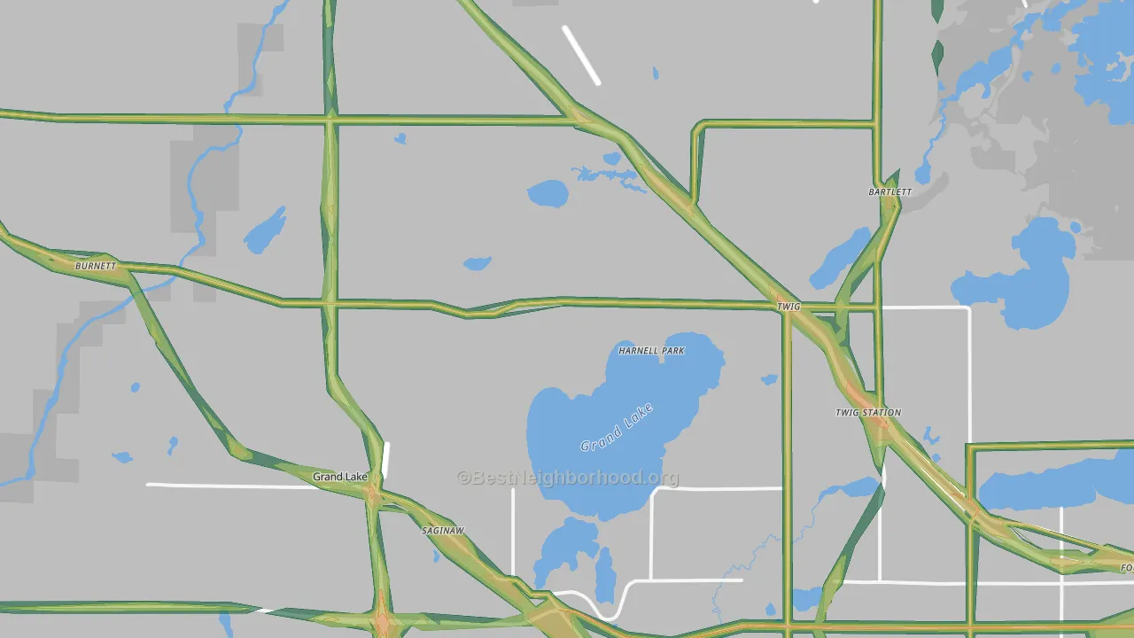 55779, MN Map of Noise Levels in 55779