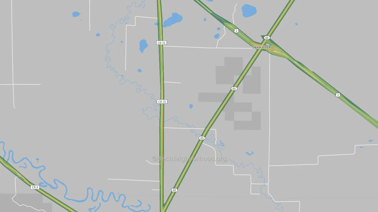 55784, MN Map of Noise Levels in 55784