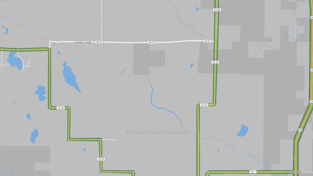 55785, MN Map of Noise Levels in 55785