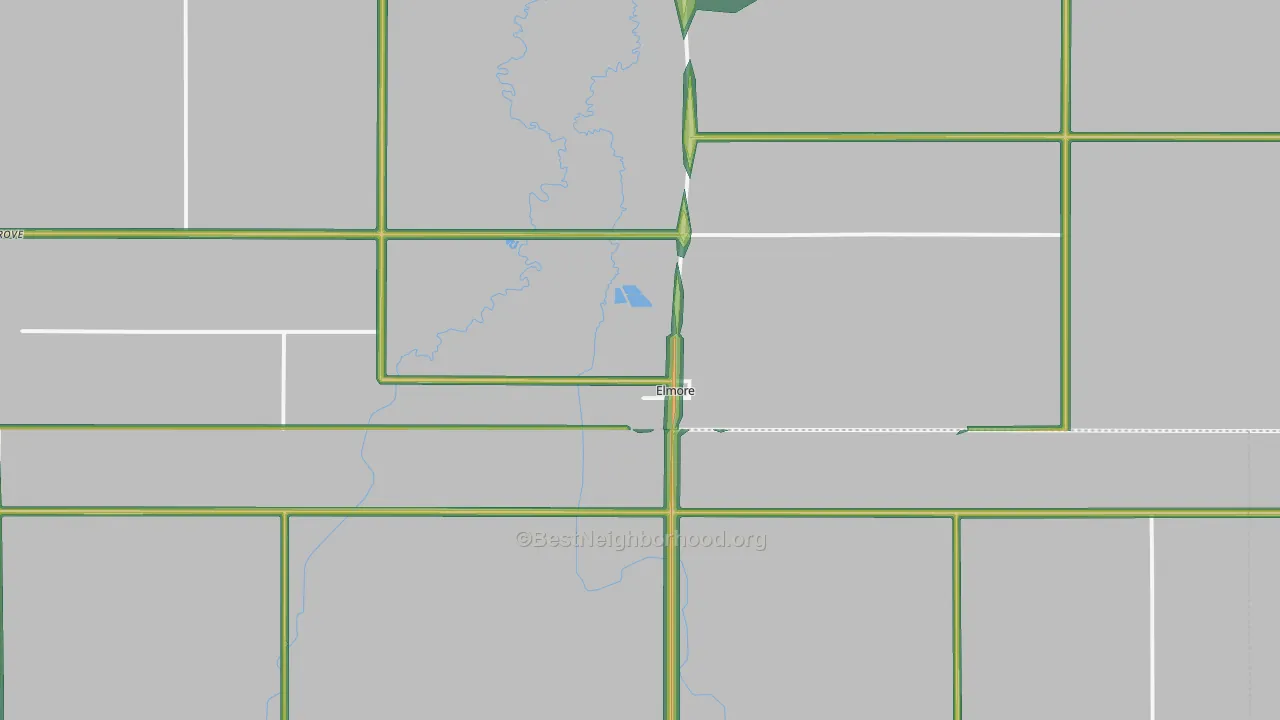 56027, MN Map of Noise Levels in 56027