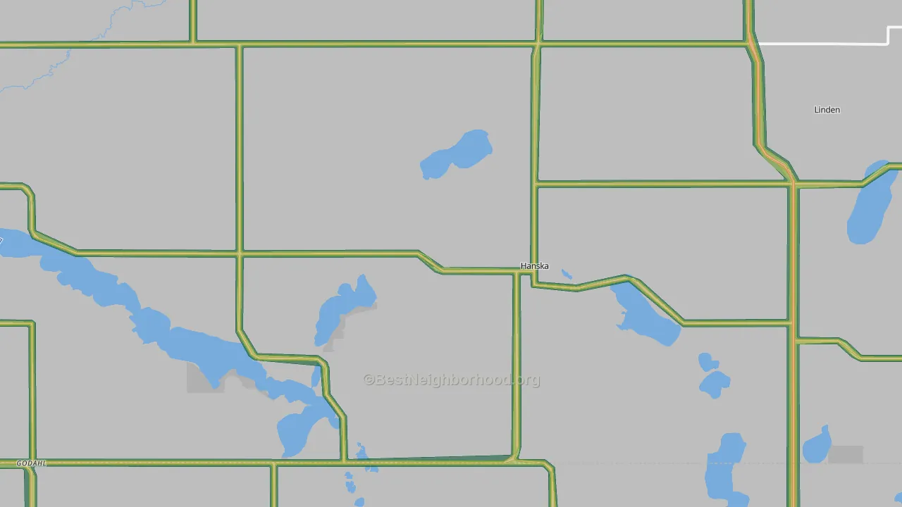 56041, MN Map of Noise Levels in 56041
