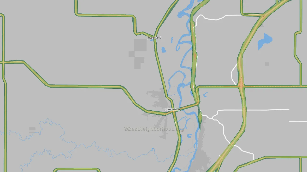 56044, MN Map of Noise Levels in 56044