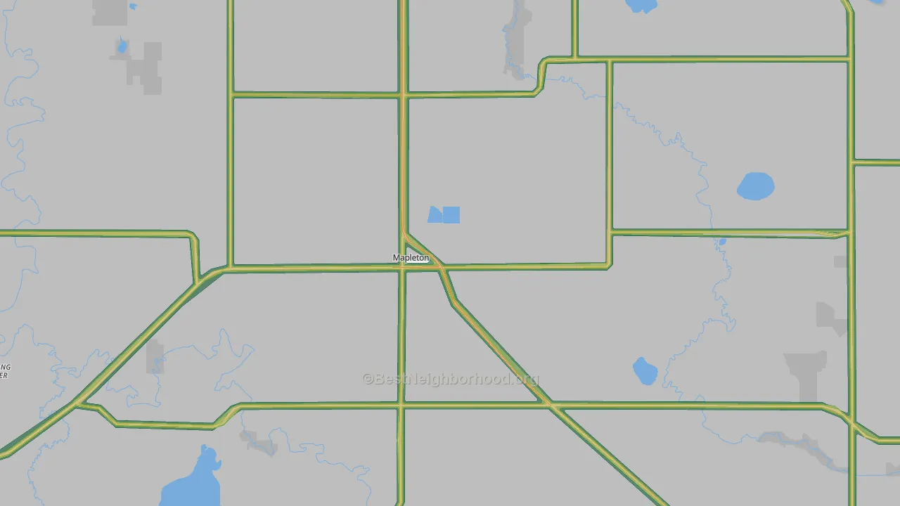 56065, MN Map of Noise Levels in 56065