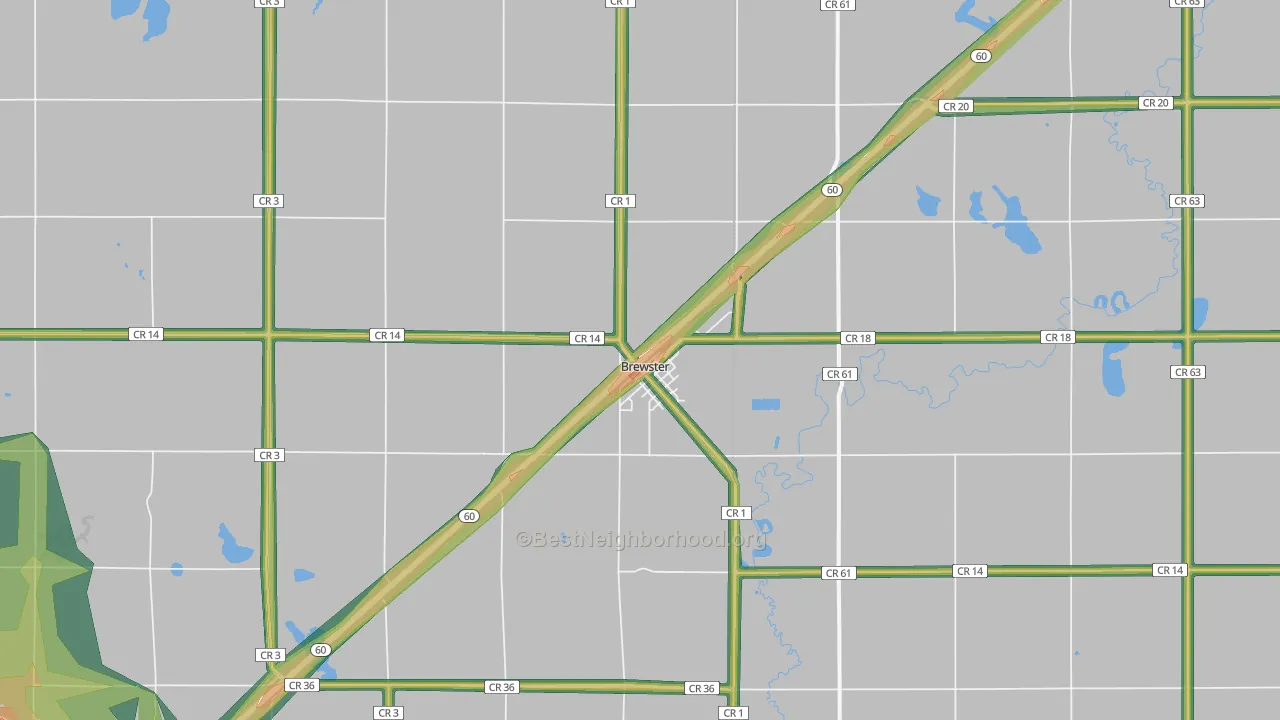 56119, MN Map of Noise Levels in 56119