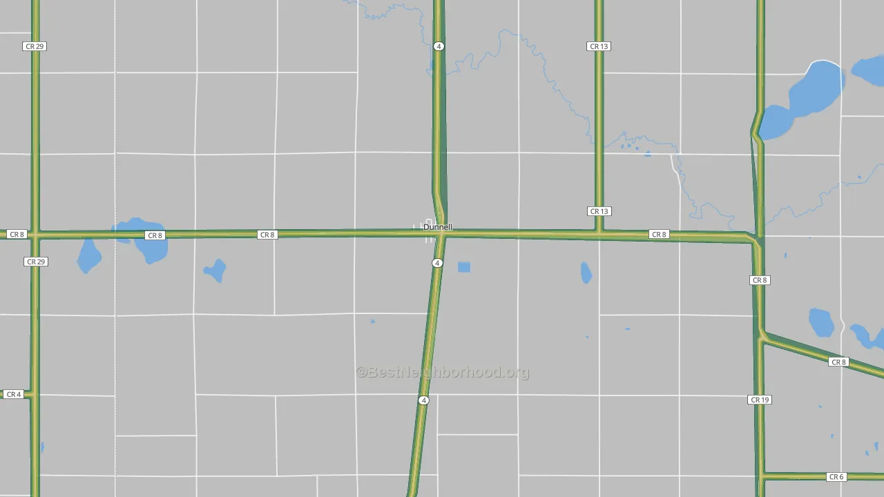 56127, MN Map of Noise Levels in 56127