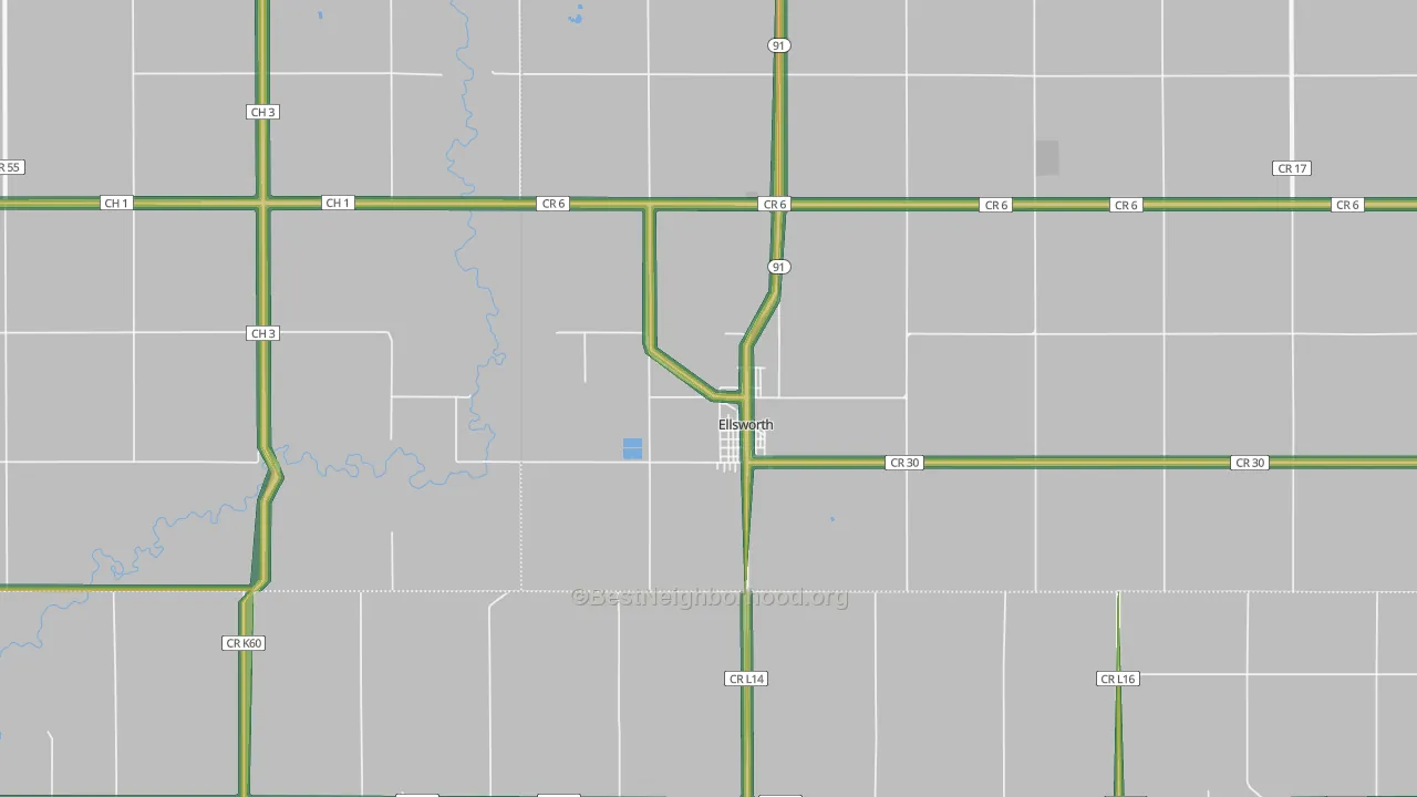 56129, MN Map of Noise Levels in 56129