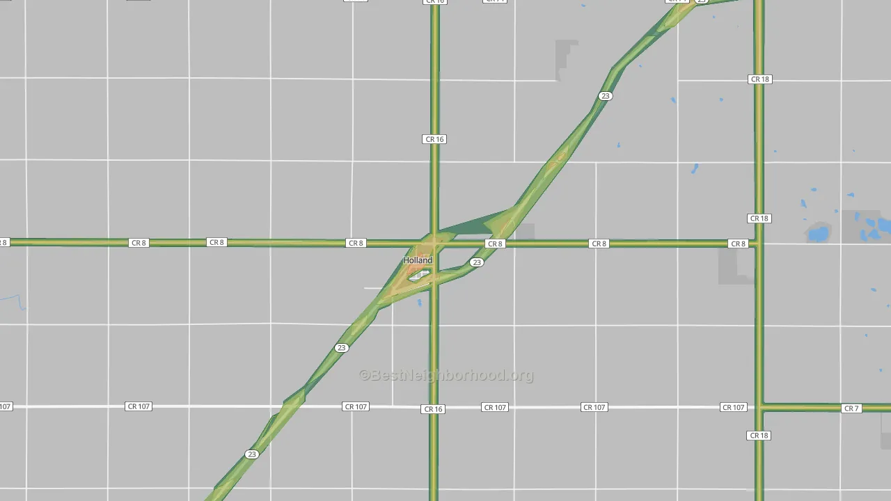 56139, MN Map of Noise Levels in 56139