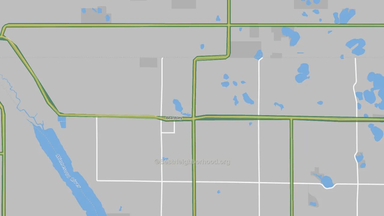 56211, MN Map of Noise Levels in 56211