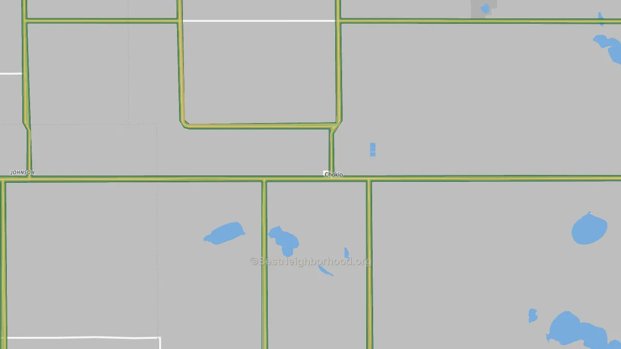 56221, MN Map of Noise Levels in 56221