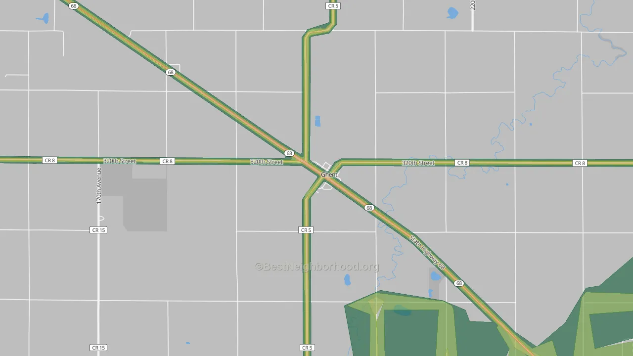 56239, MN Map of Noise Levels in 56239