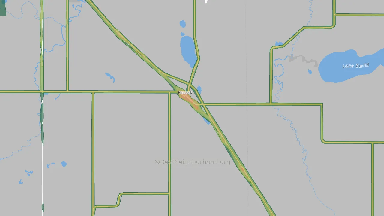 56244, MN Map of Noise Levels in 56244