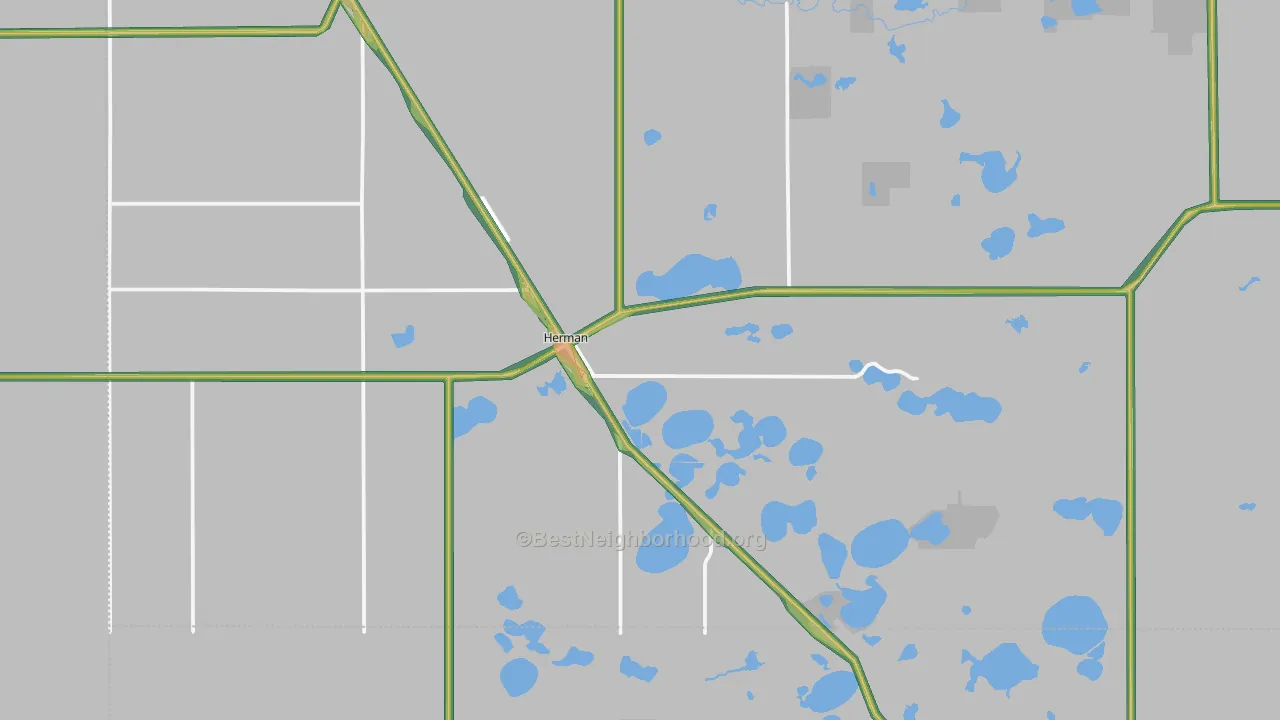 56248, MN Map of Noise Levels in 56248