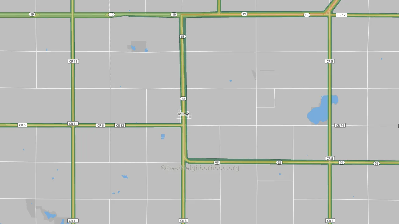 56263, MN Map of Noise Levels in 56263