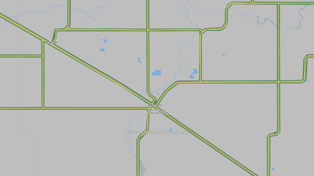 56264, MN Map of Noise Levels in 56264