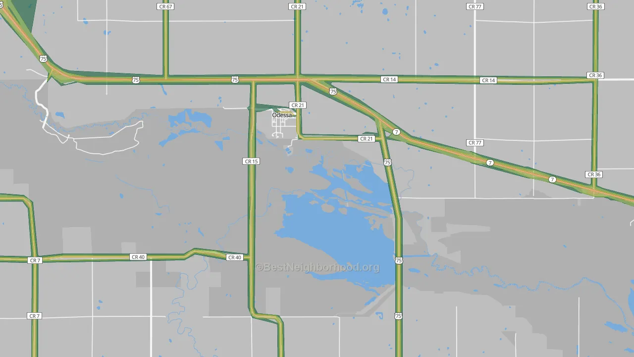 56276, MN Map of Noise Levels in 56276