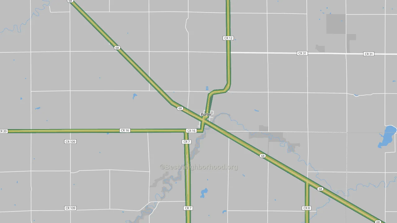 56280, MN Map of Noise Levels in 56280