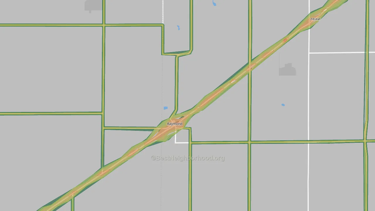 56282, MN Map of Noise Levels in 56282