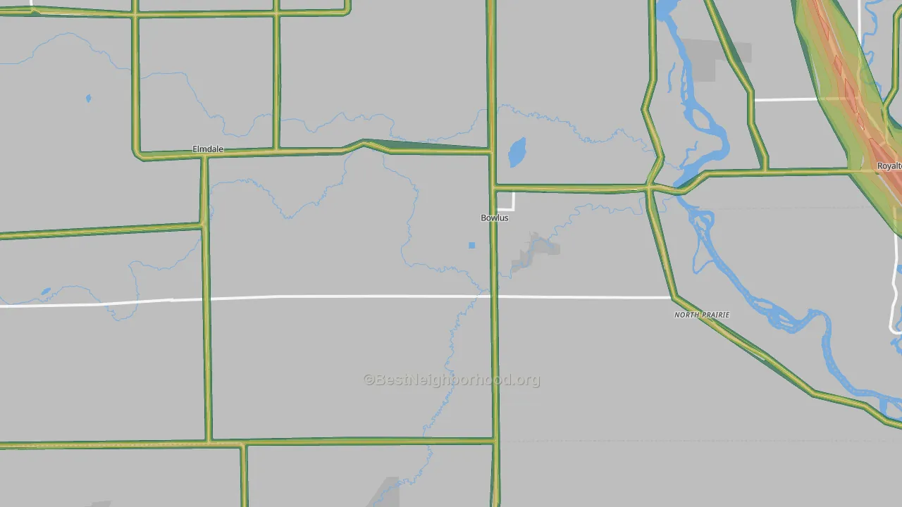 56314, MN Map of Noise Levels in 56314