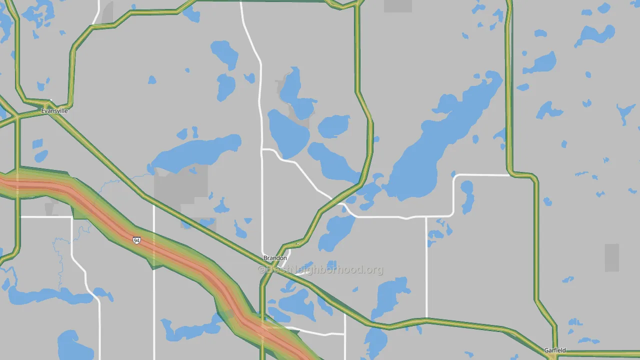 56315, MN Map of Noise Levels in 56315