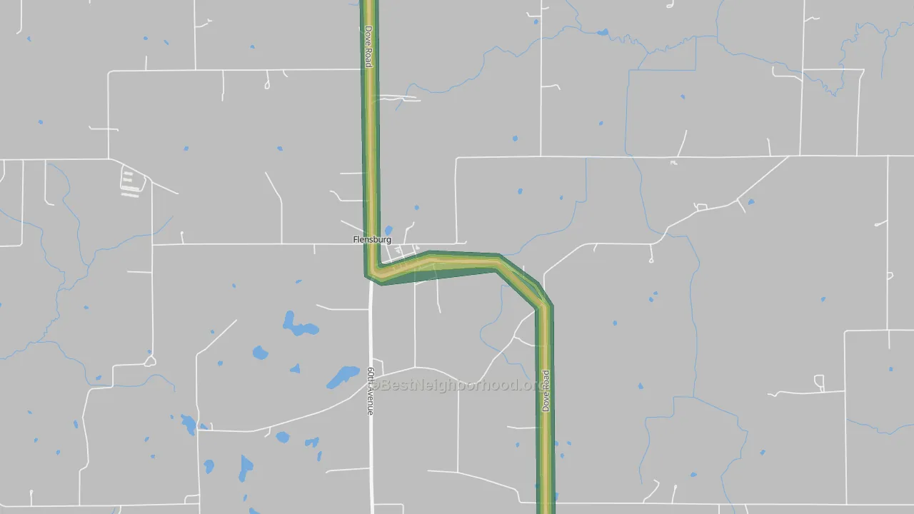 56328, MN Map of Noise Levels in 56328