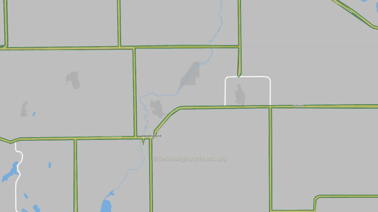 56340, MN Map of Noise Levels in 56340