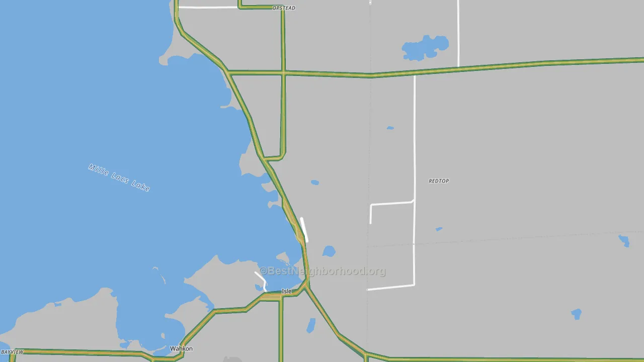 56342, MN Map of Noise Levels in 56342
