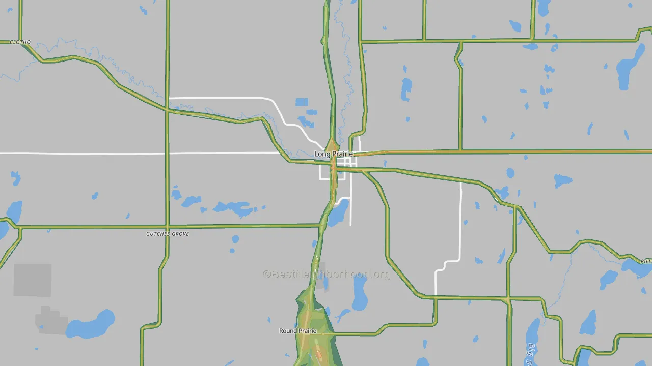 56347, MN Map of Noise Levels in 56347