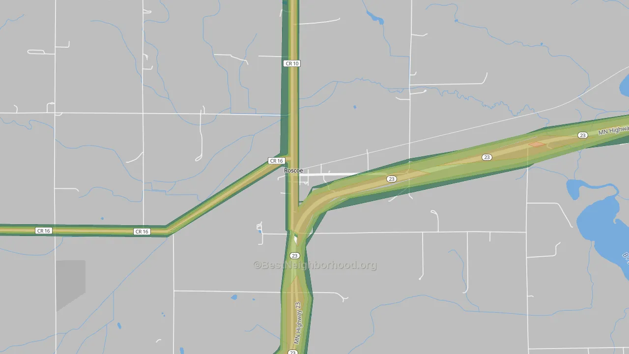 56371, MN Map of Noise Levels in 56371