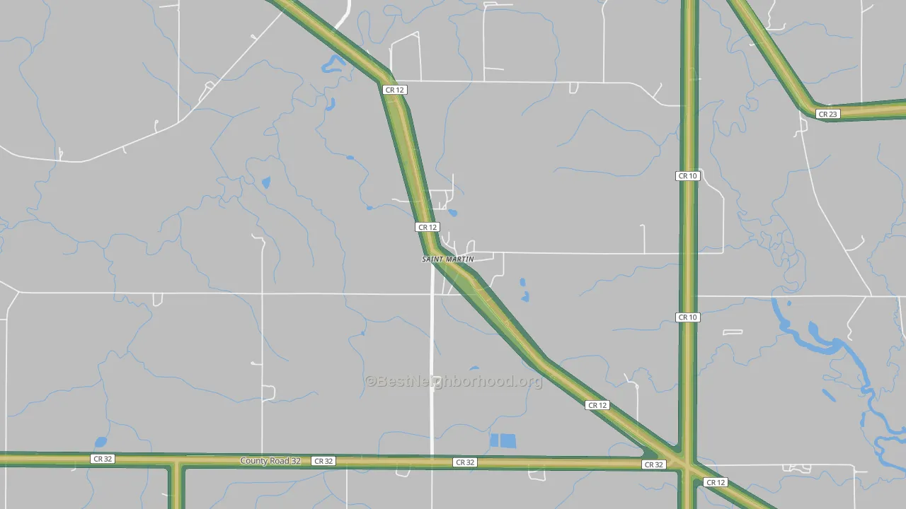 56376, MN Map of Noise Levels in 56376