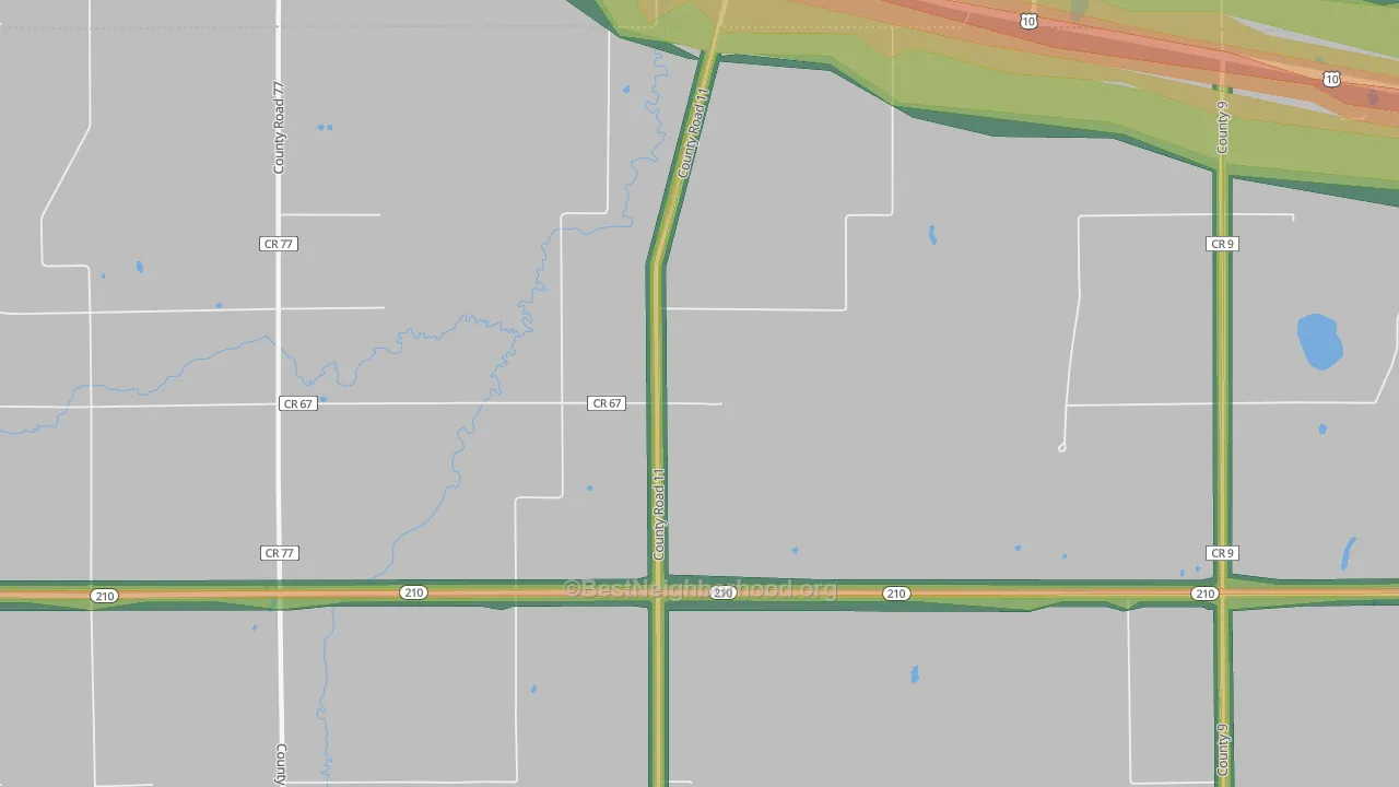 56434, MN Map of Noise Levels in 56434