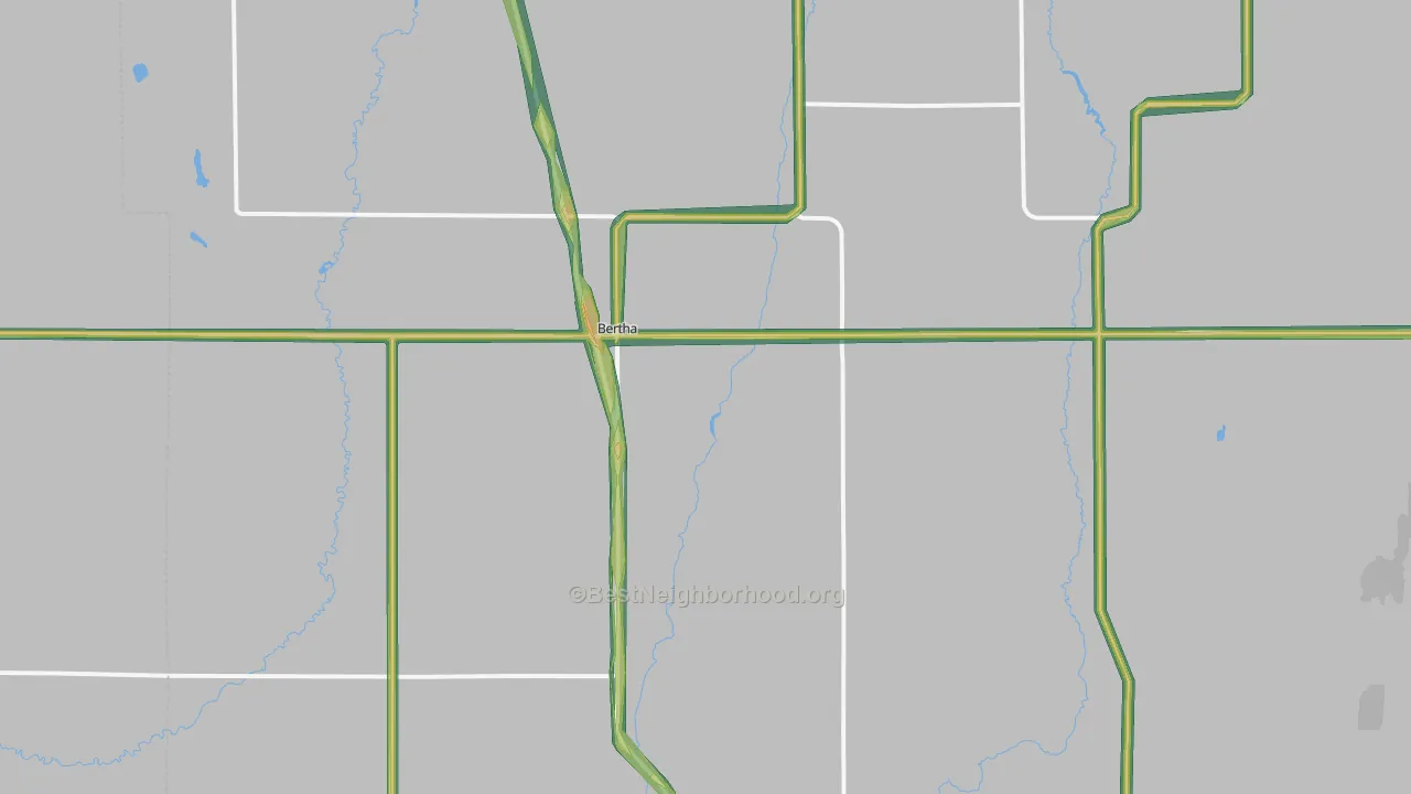 56437, MN Map of Noise Levels in 56437