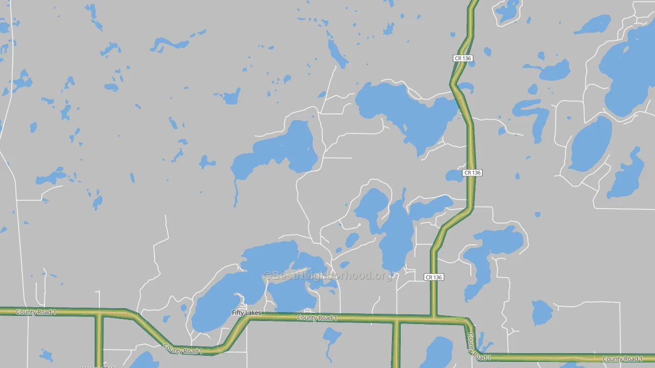 56448, MN Map of Noise Levels in 56448
