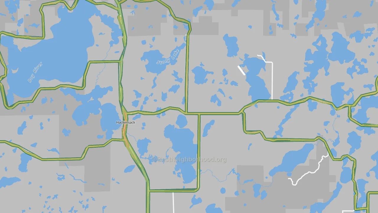 56452, MN Map of Noise Levels in 56452