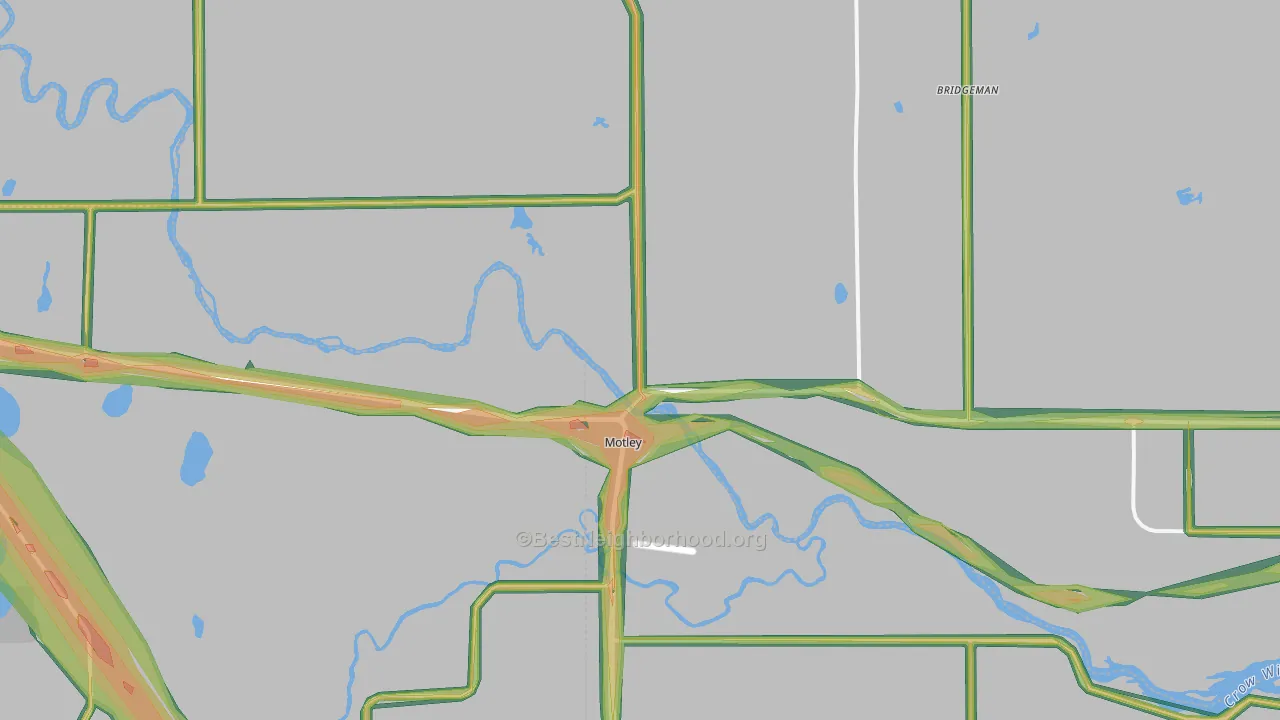 56466, MN Map of Noise Levels in 56466