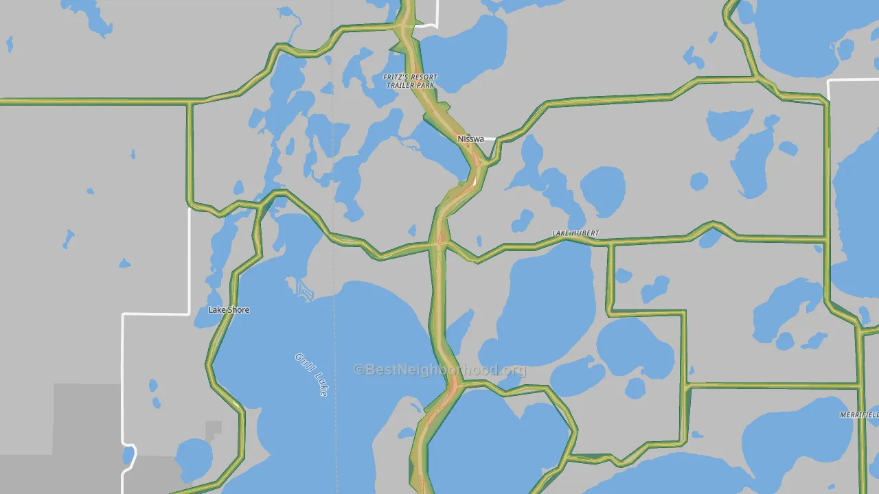 56468, MN Map of Noise Levels in 56468