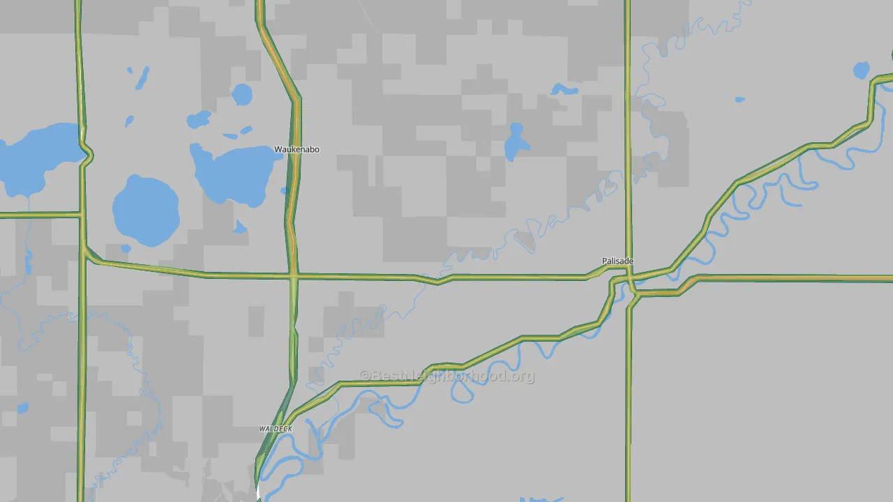 56469, MN Map of Noise Levels in 56469