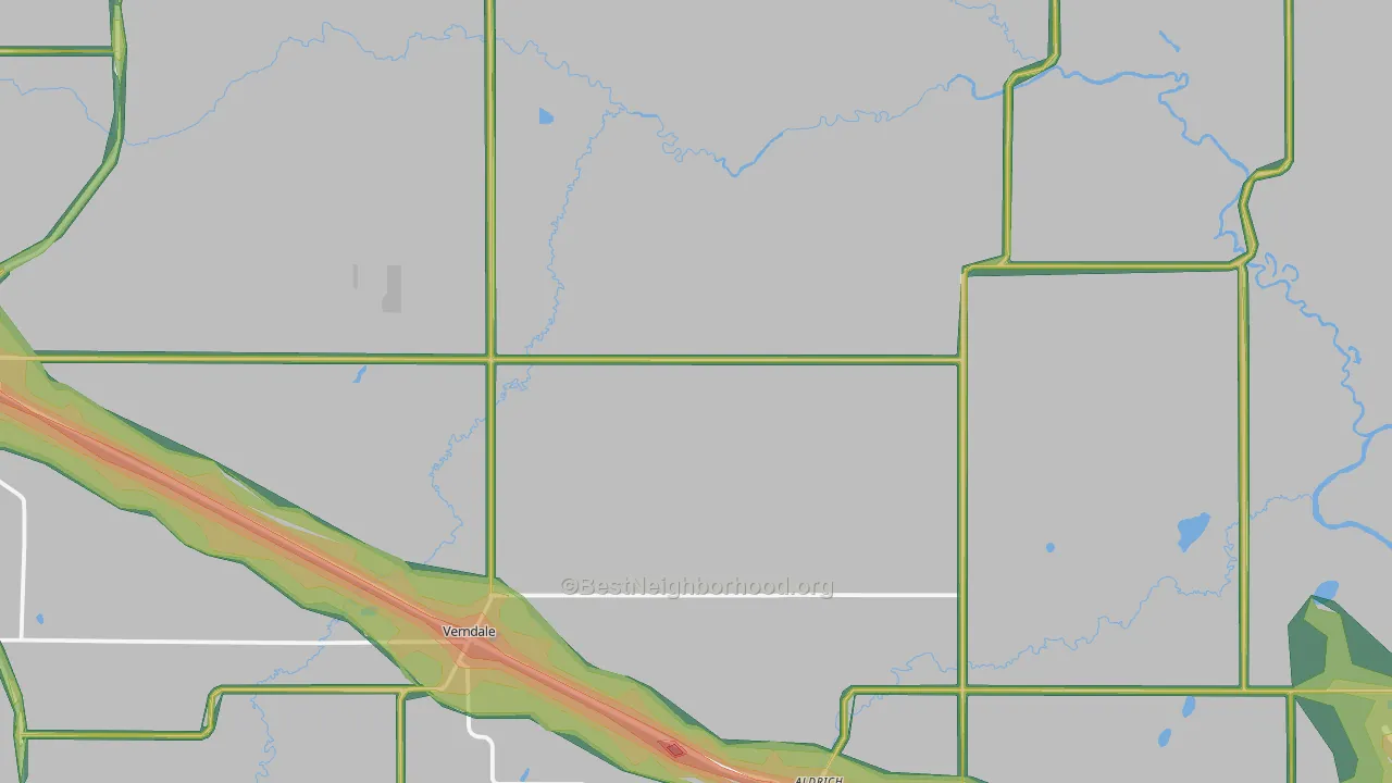 56481, MN Map of Noise Levels in 56481