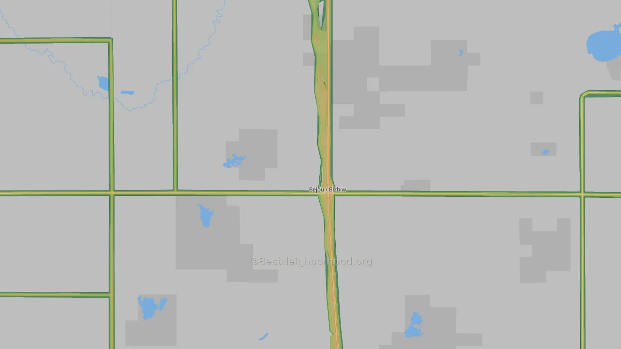 56516, MN Map of Noise Levels in 56516