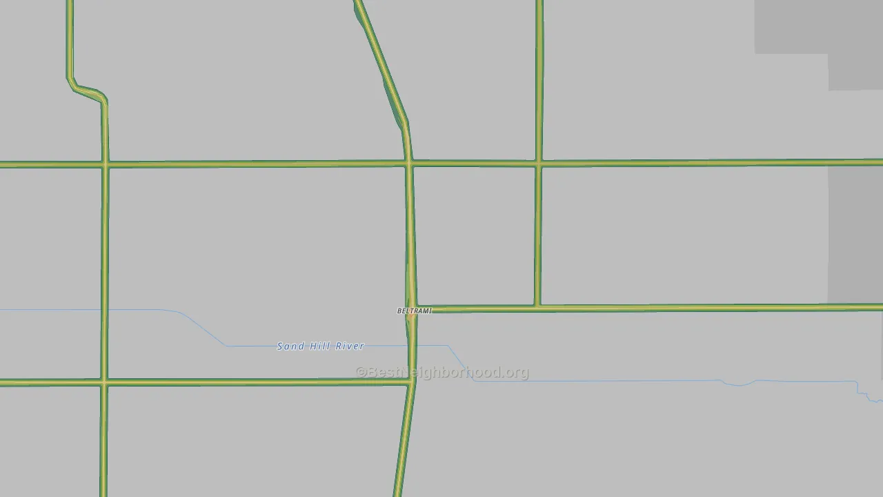 56517, MN Map of Noise Levels in 56517