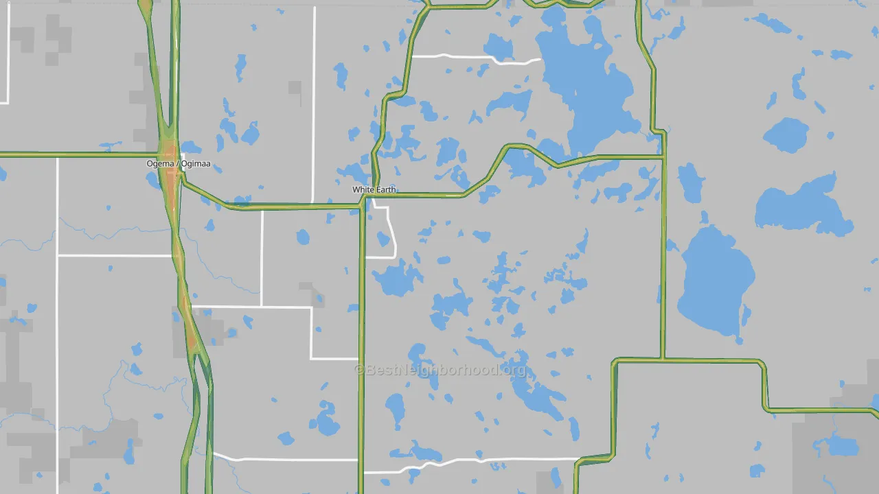 56569, MN Map of Noise Levels in 56569