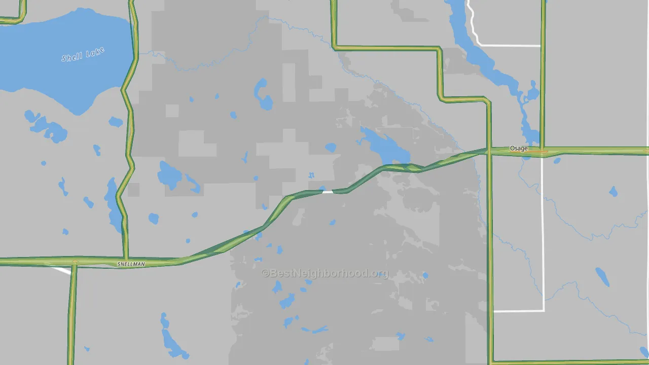 56570, MN Map of Noise Levels in 56570