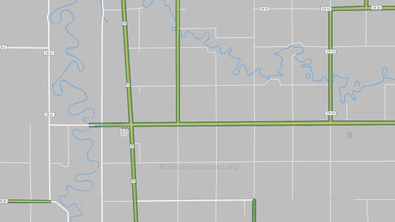 56574, MN Map of Noise Levels in 56574