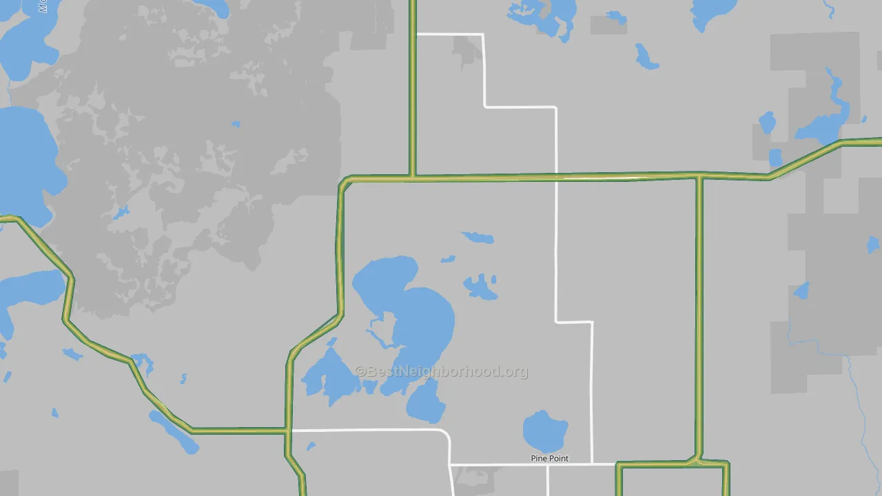 56575, MN Map of Noise Levels in 56575